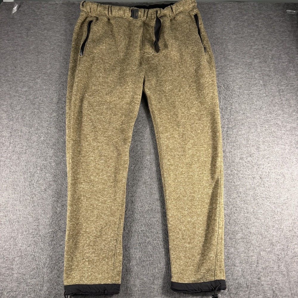 Abercrombie & Fitch Thick Fleece Heathered Olive Green Lounge Sweat Pants SZ XL